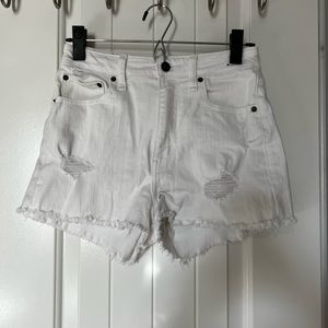 Abercrombie and Fitch white shorts